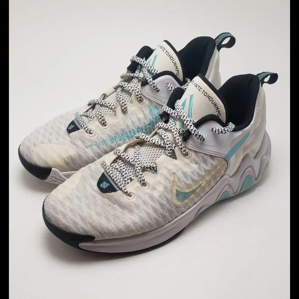 Youth Nike Giannis Immortality DB6081-110 White Basketball Sneakers Shoes Size 7
